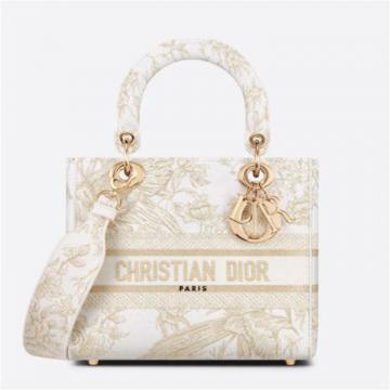 DIOR M0565ORZF 女士金色 LADY D-LITE 手袋