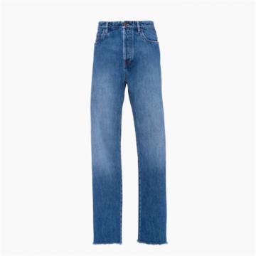 MIUMIU GWP450 女士蓝色 五袋牛仔裤