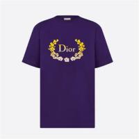 DIOR 313J696A0554 男士紫色 宽松版型 T恤