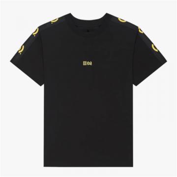 GIVENCHY BM716R3Y9B 男士黑色 经典版型饰片 T恤