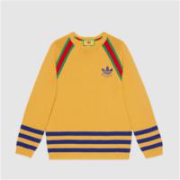 GUCCI 723081 男士黄色 adidas x Gucci 联名系列羊毛卫衣