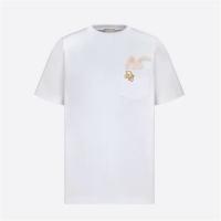 DIOR 313J651A0554 男士白色 DIOR BY ERL 宽松版型 T恤