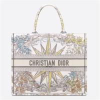 DIOR  M1286ZMDW 女士白色 大号 BOOK TOTE 手袋 