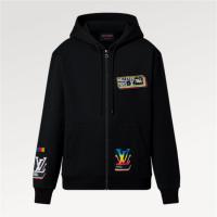 LV 1AATM7 男士黑色 LV JAZZ MULTI LOGO 连帽衫 