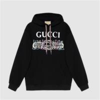 GUCCI 726468 男士黑色 中国新年系列棉质卫衣