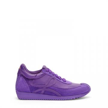 LOEWE L800282X06 女士紫色 牛皮流畅跑鞋