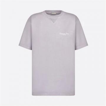 DIOR 313J696C0554 男士淡紫色 宽松版型 T恤
