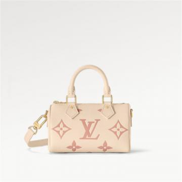 LV M81913 女士白色 NANO SPEEDY 手袋