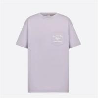 DIOR 293J645A0677 男士淡紫色 宽松版型 T恤