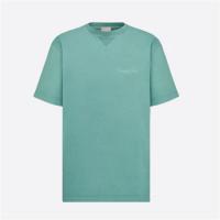 DIOR 313J696C0554 男士海绿色 宽松版型 T恤