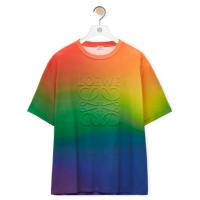 LOEWE H526Y22X67 男士彩色 棉质彩虹 Anagram T恤 