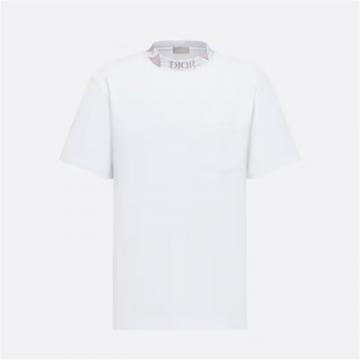 DIOR 383J644A0554 男士白色 DIOR AND DUNCAN GRANT AND CHARLESTON 宽松版型 T恤
