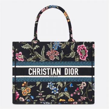 DIOR M1296ZEAU 女士黑色 中号 BOOK TOTE 手袋