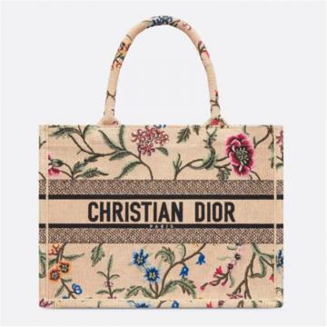 DIOR M1296ZEBB 女士自然色 中号 BOOK TOTE 手袋DIOR M1296ZEBB 女士自然色 中号 BOOK TOTE 手袋