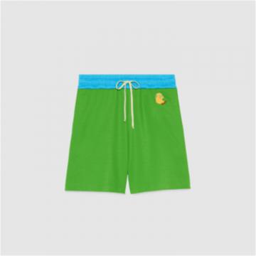 GUCCI 729945 女士绿色 中国新年系列针织短裤
