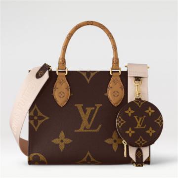 LV M46373 女士老花 ONTHEGO 小号手袋