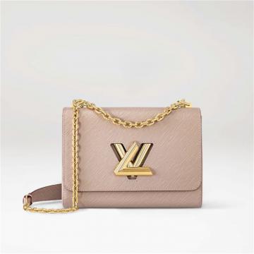 LV M21112 女士象灰色 TWIST 中号手袋