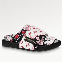 LV 1AAM57 女士红色 SLIPPER PILLOW COMFORT 平底凉拖