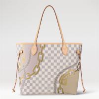 LV N40471 女士白格 NEVERFULL 中号手袋