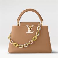 LV M21652 女士驼色 CAPUCINES 中号手袋