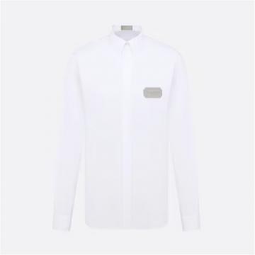 DIOR 313C545A1581 男士白色 衬衫
