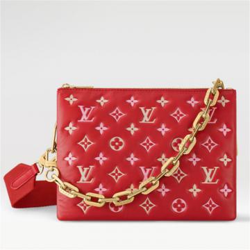 LV M22397 女士红色 COUSSIN 小号手袋