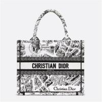 DIOR M1265ZOMP 女士白色 小号 BOOK TOTE 手袋