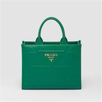 PRADA 1BA379 女士芒果色 采用疏缝线的小号牛皮 Prada Symbole 手袋