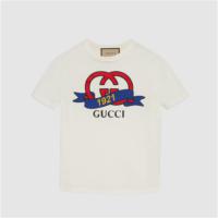 GUCCI 748287 女士白色 互扣式 双G 1921 Gucci 棉 T恤