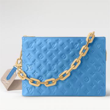 LV M21650 女士蓝色 Coussin 中号手袋