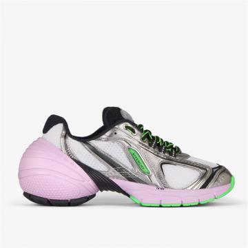 GIVENCHY BE003BE1RL 女士粉色拼银色 TK-MX Runner 运动鞋