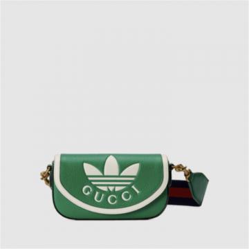 GUCCI 727791 女士绿色 adidas x Gucci 迷你手袋