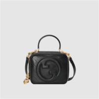 GUCCI 744434 女士黑色 Gucci Blondie 手提包