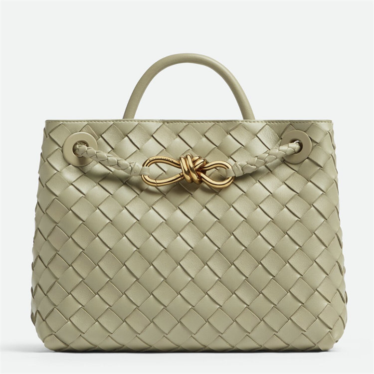 BOTTEGA VENETA 743568VCPP12943 女士洞石绿 Andiamo 小号手提包