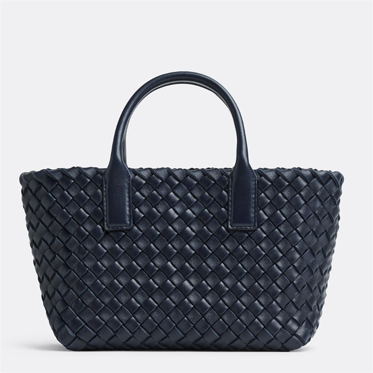 BOTTEGA VENETA 709464V1OW18837 女士太空灰 Mini Cabat 托特手袋