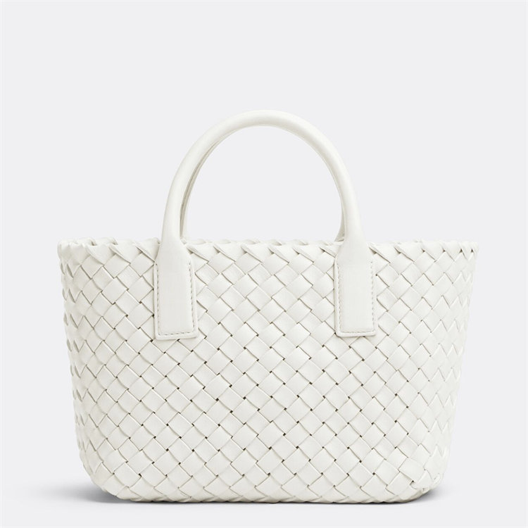 BOTTEGA VENETA 709464V1OW19009 女士白色 Mini Cabat 托特手袋