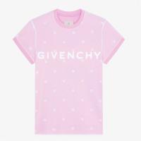 GIVENCHY BW70CG3YDU 女士旧粉色 层叠效果 T恤