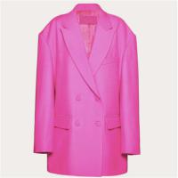 VALENTINO BCE2X51CFUWT 女士玫粉色 CREPE COUTURE 外套
