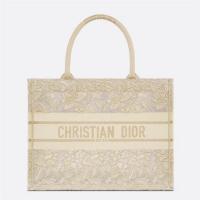 DIOR M1296ZEAV 女士金色 中号 DIOR OR BOOK TOTE 手袋