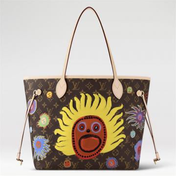 LV M46447 女士老花 LV x YK NEVERFULL 中号手袋