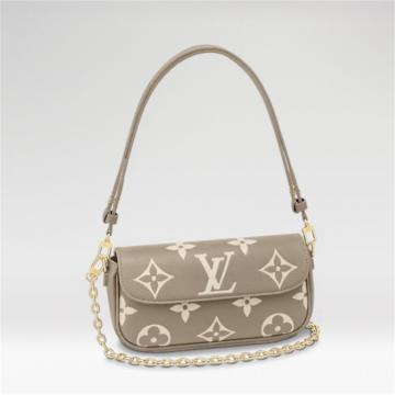 LV M82211 女士象灰色 WALLET ON CHAIN IVY 手袋