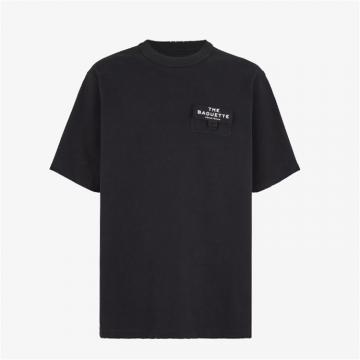 FENDI FY1240AOFNF1LU3 男士黑色 FENDI by Marc Jacobs 针织 T恤