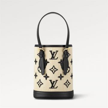 LV M82418 女士米色 NANO BUCKET 手袋