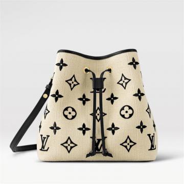 LV M23080 女士米色 NÉONOÉ 中号手袋