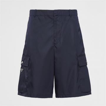 PRADA SPH244 男士蓝色 Re-Nylon 再生尼龙百慕大短裤