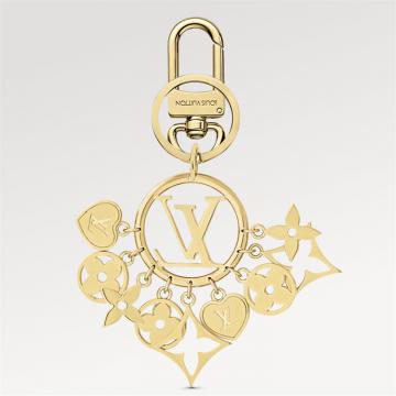 LV M01359 女士金色 LV CIRCLE TWINKLING 包饰与钥匙扣