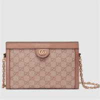 GUCCI 503877 女士粉色 Ophidia GG 小号肩背包