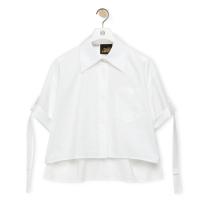 LOEWE S616Y05X14 女士白色 棉质短款工装衬衫