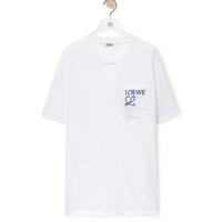 LOEWE H526Y22X99 男士白色 棉质常规版型 T恤