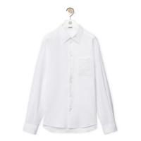 LOEWE H526Y05WB1 男士白色 棉质衬衫